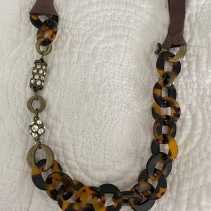 Jcrew tortoise shell necklace